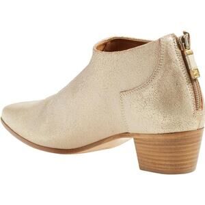 Alberto Fermani Distress Gold Vittoria Ankle Boots 36 EU/ US 6 NWT